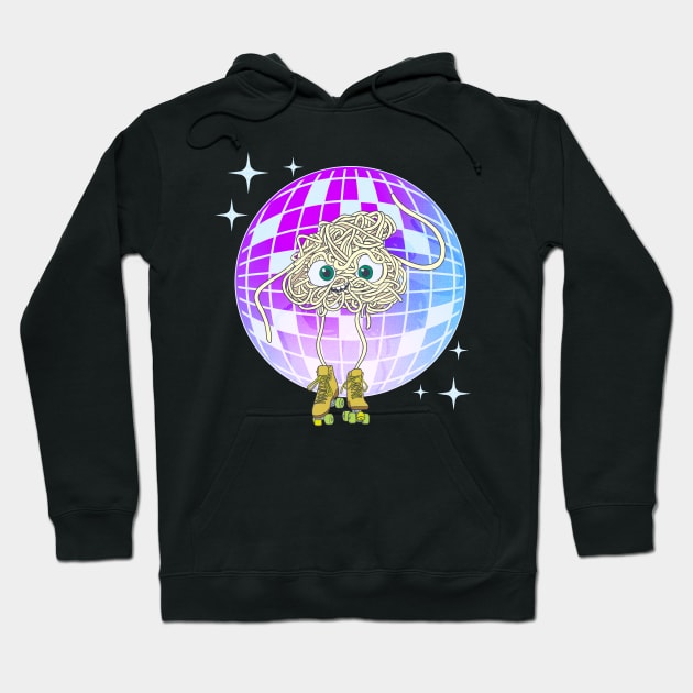 Spaghetti Roller Disco Hoodie by NotBlandly